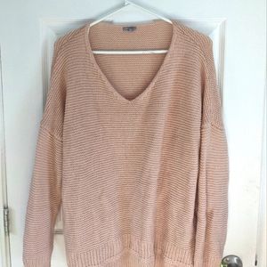 Charlotte Russe pink knit sweater SM